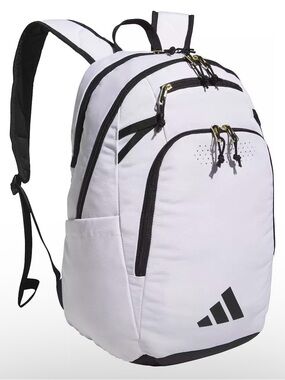 White adidas DEFENDER 5 BACKPACK